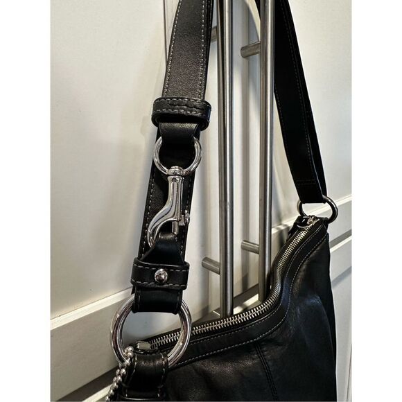COACH Park Black Leather Shoulder/Crossbody Purse NEVER USED - Picture 3 of 8